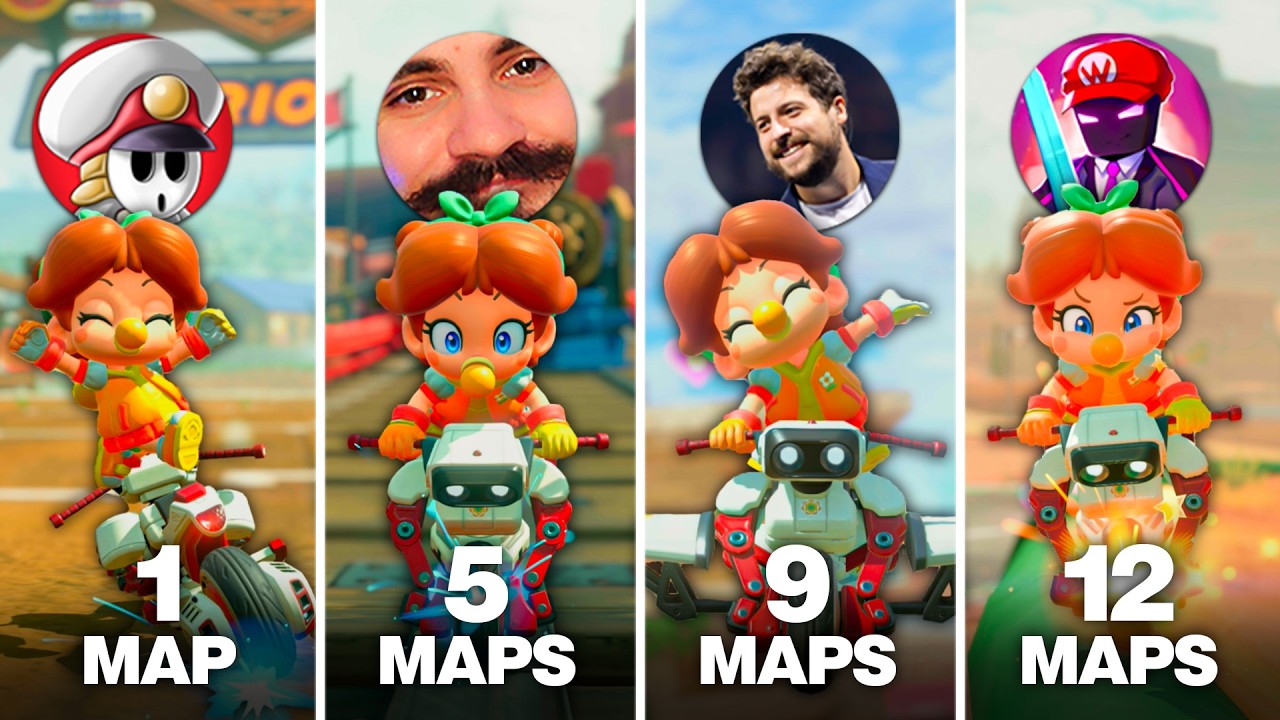 12 Youtubers Commentent mes Parties sur Mario Kart World !