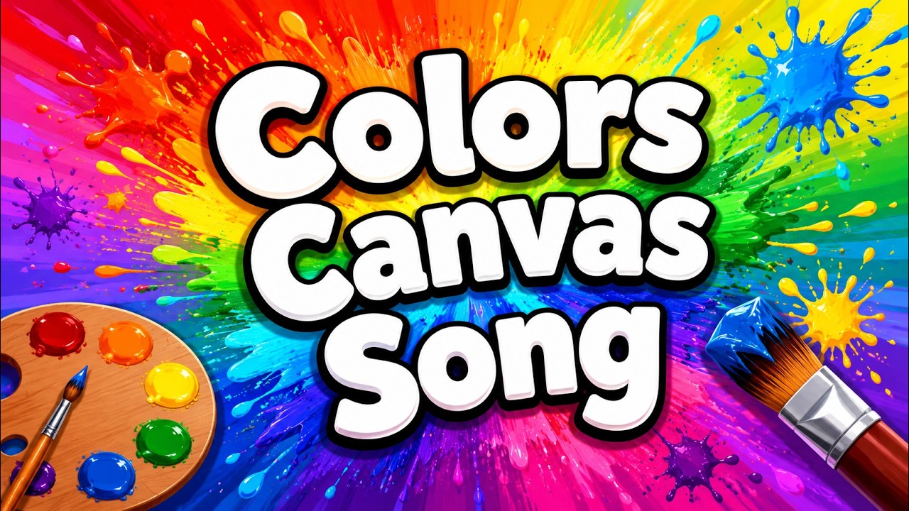 Bujji’s  Colors Canvas Song 🎨🌈 | Learn Colors for Kids | Coloring Fun | BujjiTube