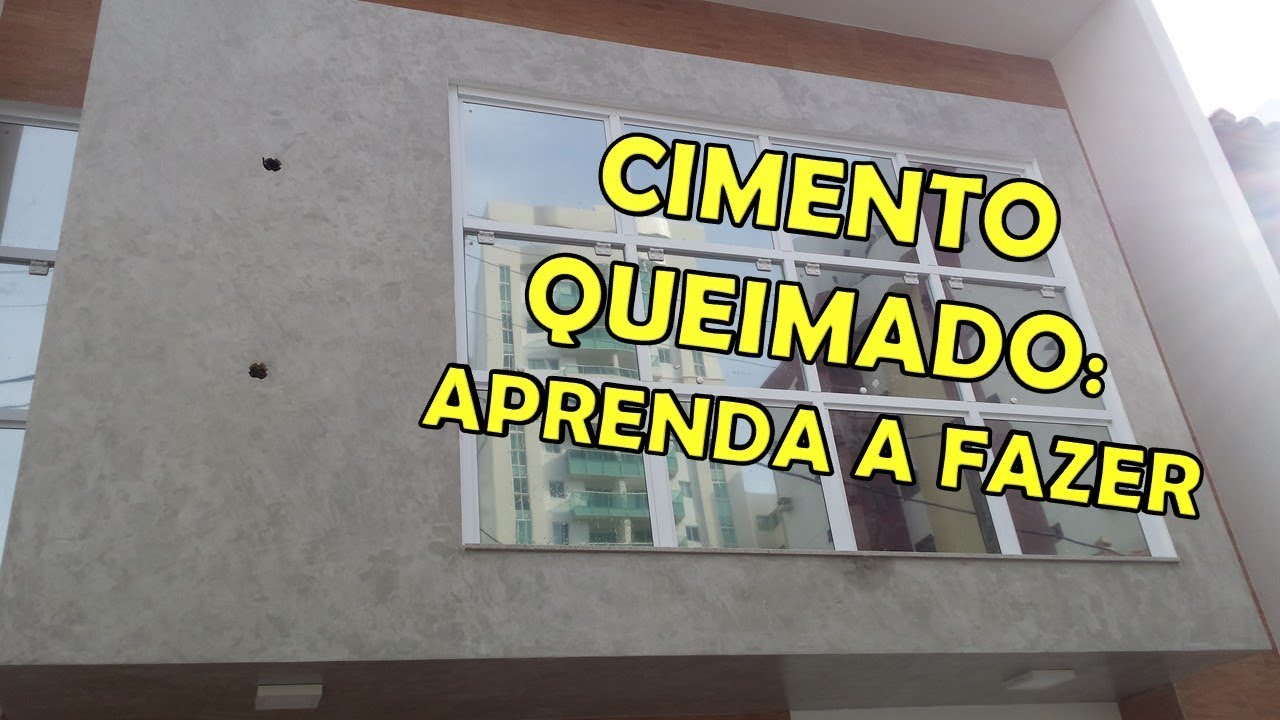 Faça você mesmo: cimento queimado na fachada!