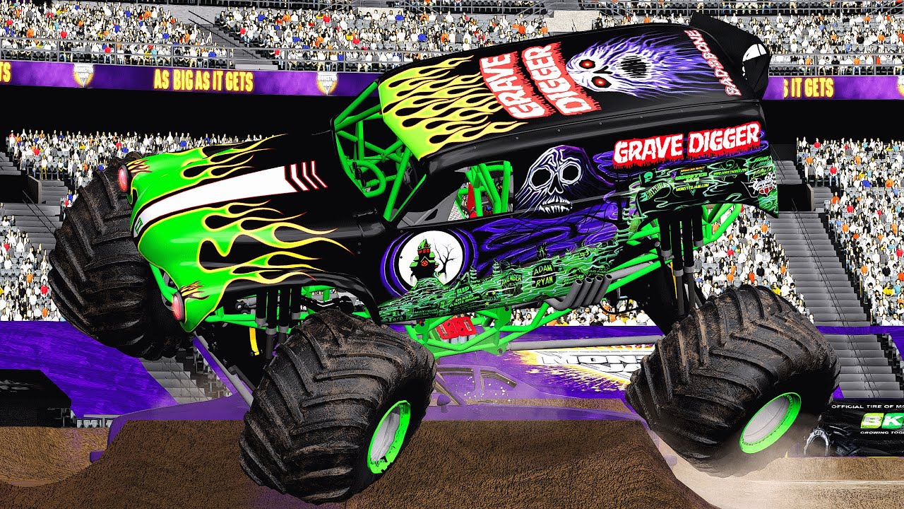2014 Crashes and Saves!  I  BeamNG.Drive Monster Jam