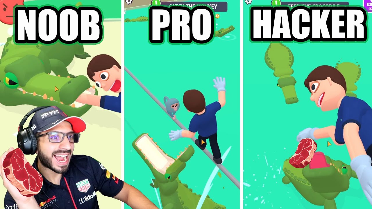 NOOB vs PRO vs HACKER en Zoo - Happy Animals | Juegos Luky