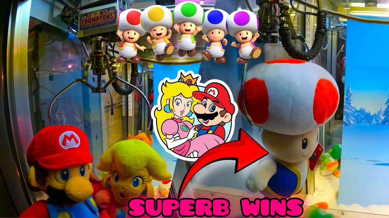 Super Mario Claw Machine | 1997 Elaut Mega Cosmic Crane
