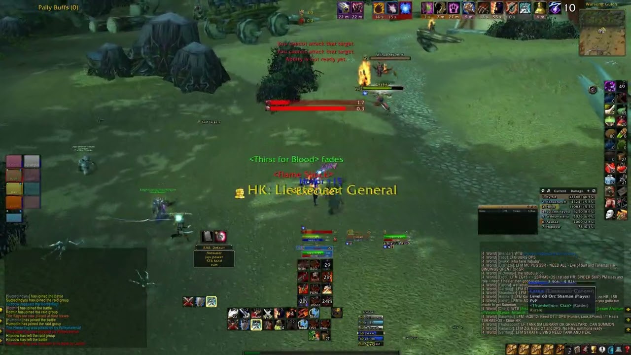 Turtle WoW Thunder Fury Warrior PvP