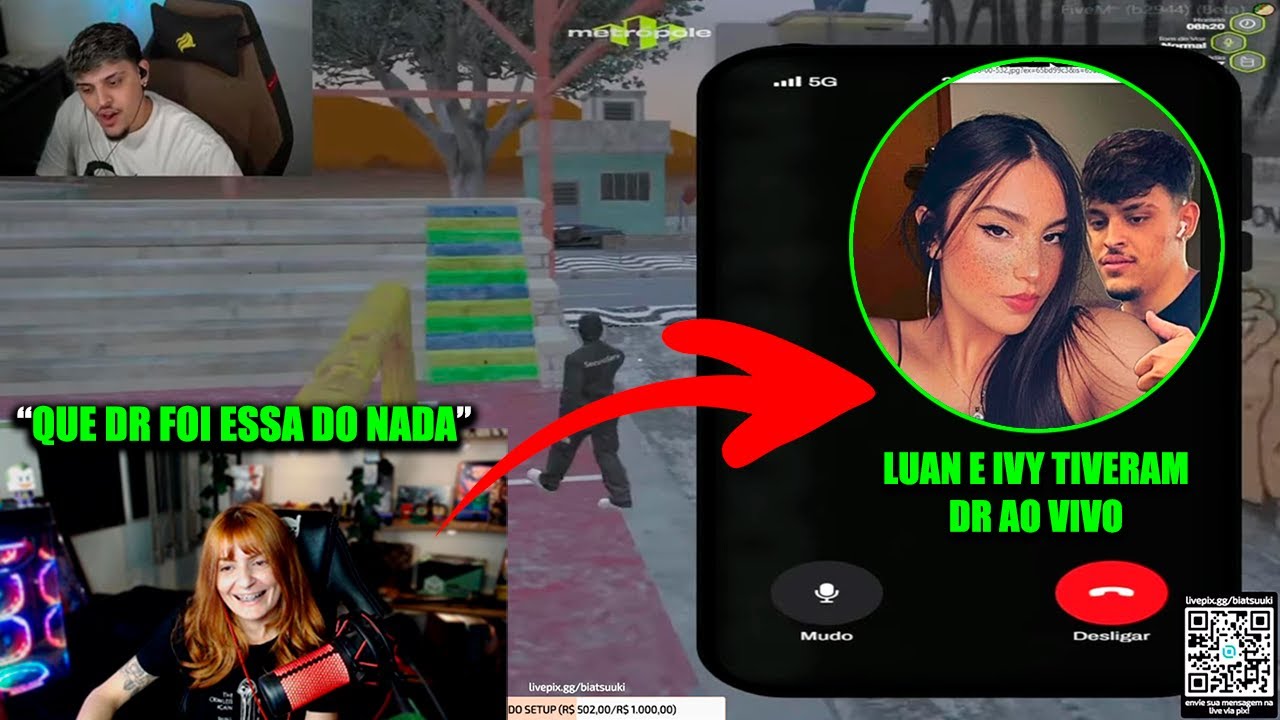 TSUUKI REAGINDO O LUAN E SUA NAMORADA EM UMA DR