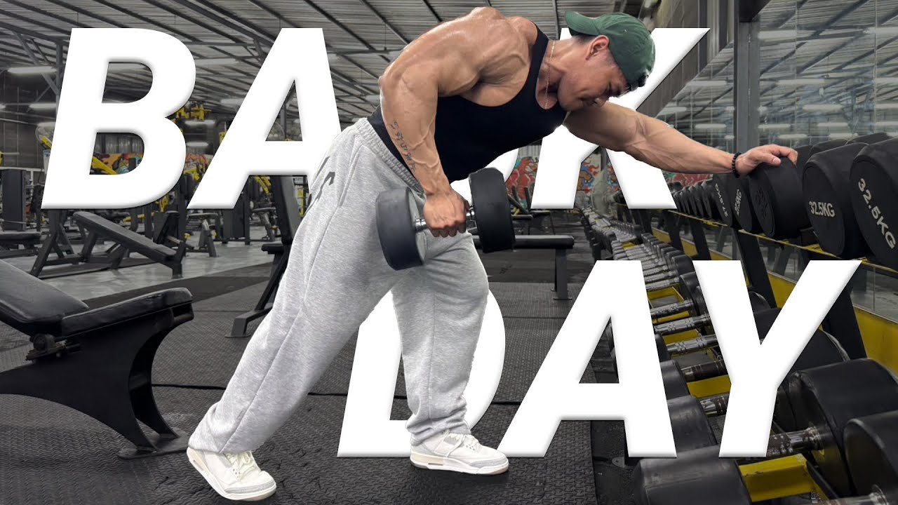 Heavy Back day / Set a goal for 1 year, practice like crazy, what will your body look like?