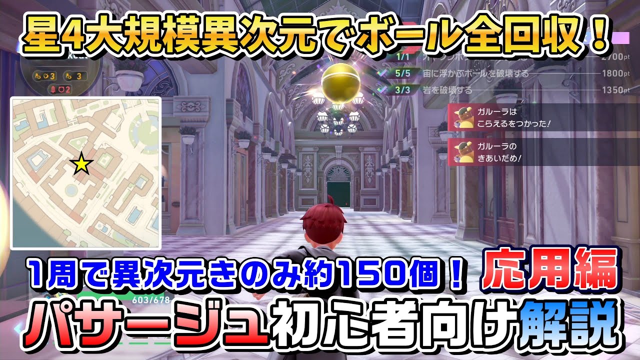 【ポケモンZA】大規模異次元「パサージュ」の回り方・応用編 初心者向け徹底解説【きのみ集め･オシャボ集め】