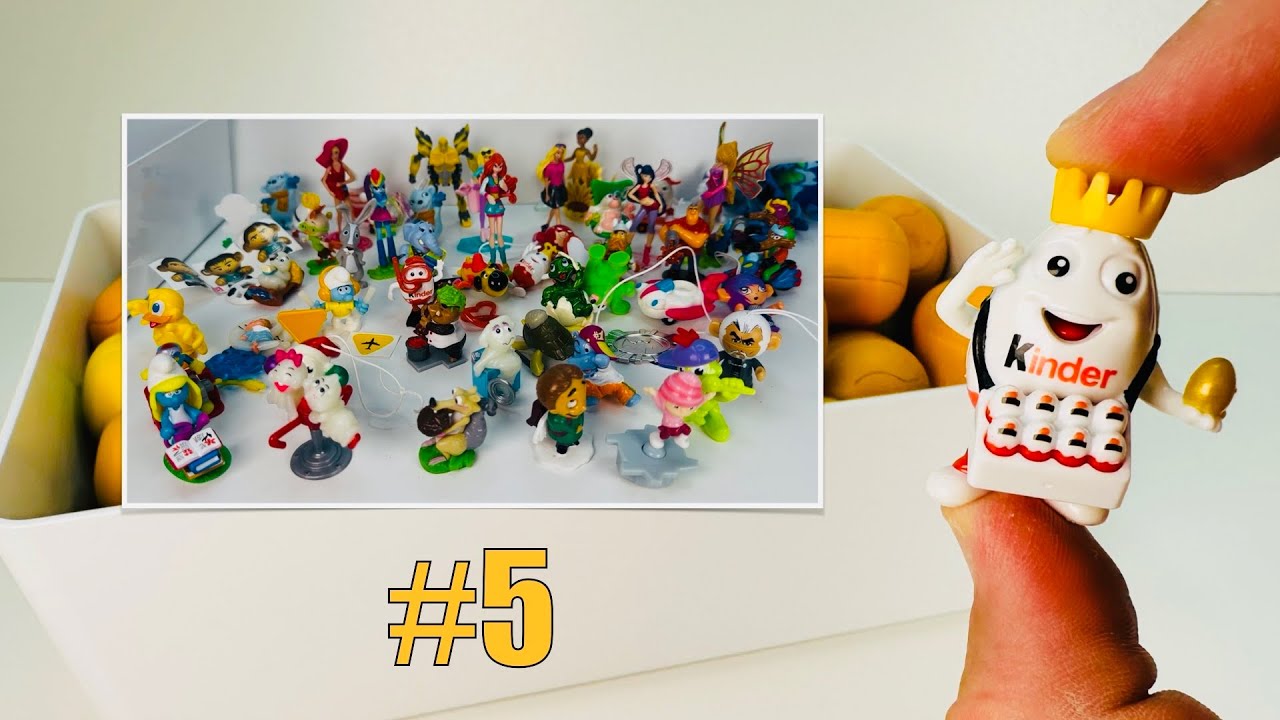 50 OLD Kinder Surprise Unboxing #5. Распаковка Старых Киндер Сюрпризов.Выпуск 5.Alte Ü-Ei Unboxing 5