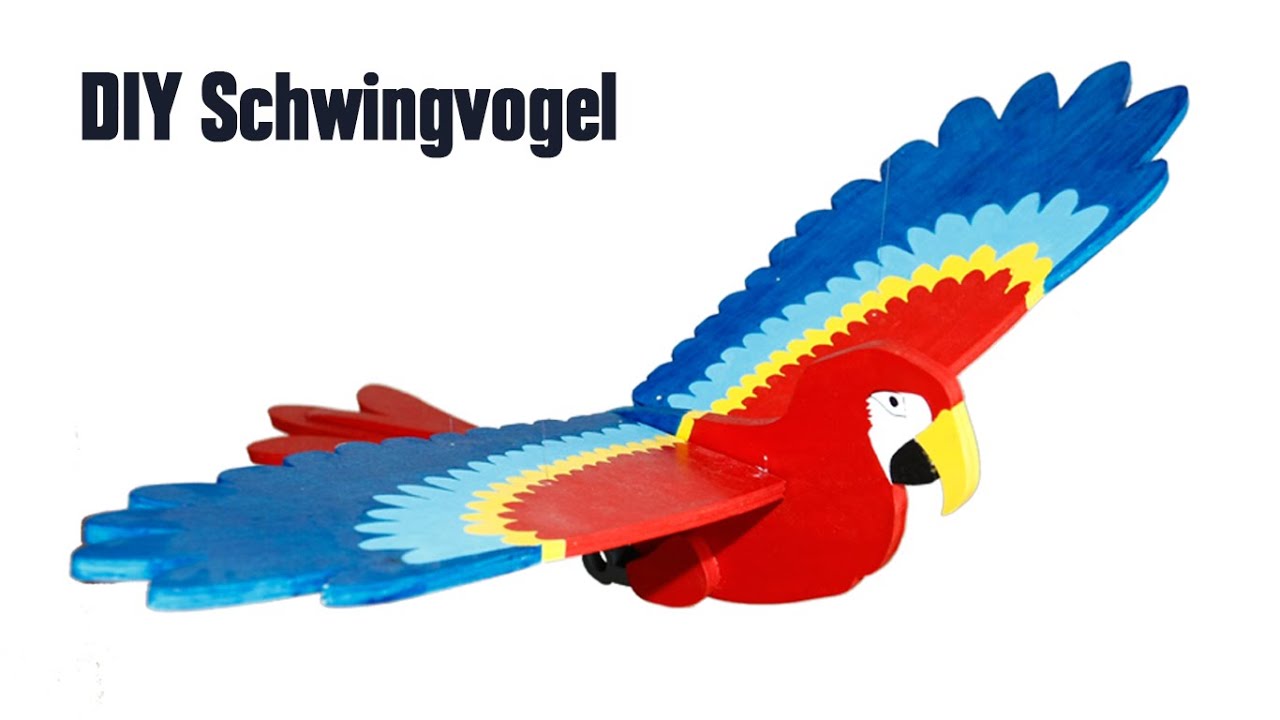 DIY Schwingvogel aus Holz