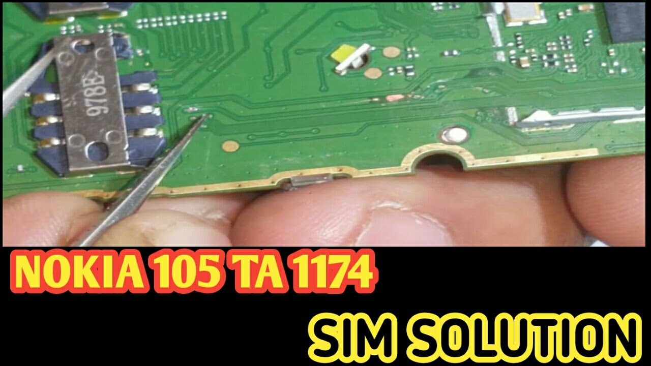 NOKIA 105 TA1174 INSERT SIM  / NOKIA 105 TA 1174 INSERT SIM SOLUTION / NOKIA 105 TA 1174 SIM JUMPER