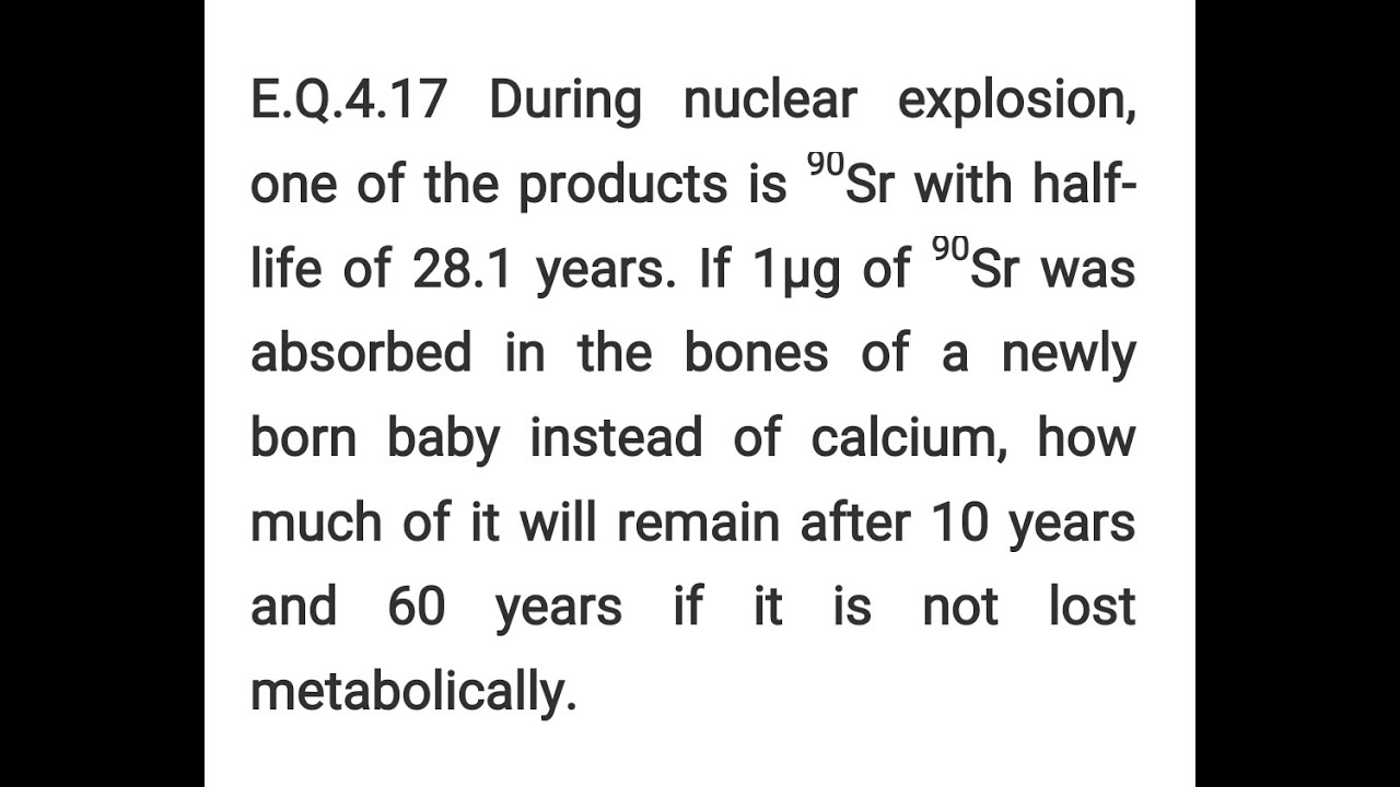 CHEMICAL KINETICS | Exercise Questions 3.17 | CLASS 12 CHEMISTRY | NCERT CHAPTER 3