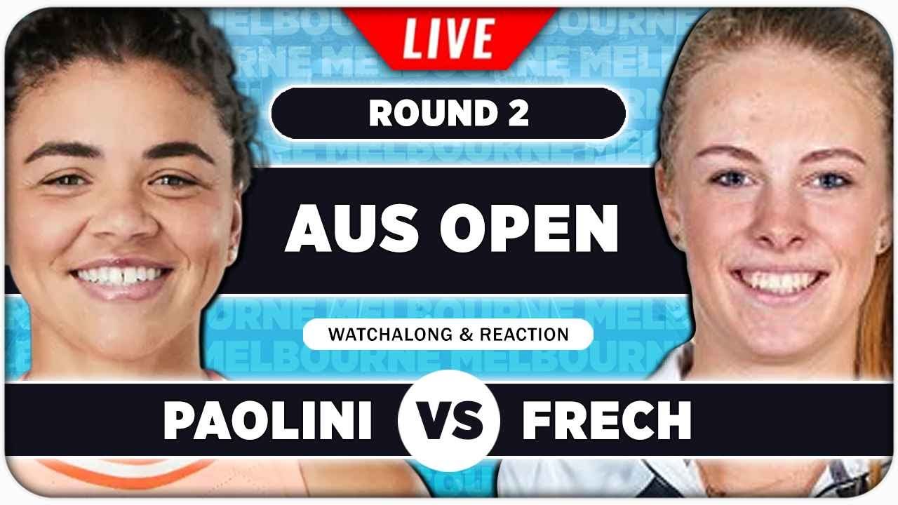 PAOLINI vs FRECH • Australian Open 2026 • LIVE Tennis Watchalong