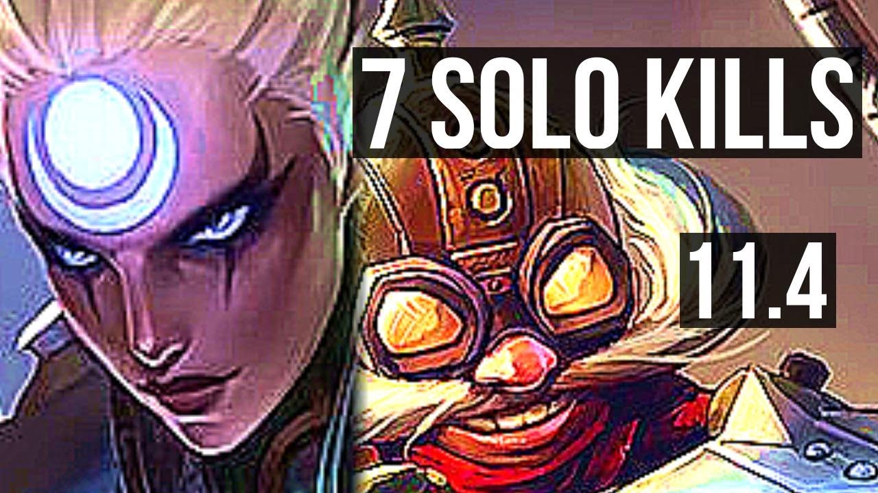 DIANA vs CORKI (MID) | 7 solo kills, 1200+ games, 1.0M mastery | BR Master | v11.4