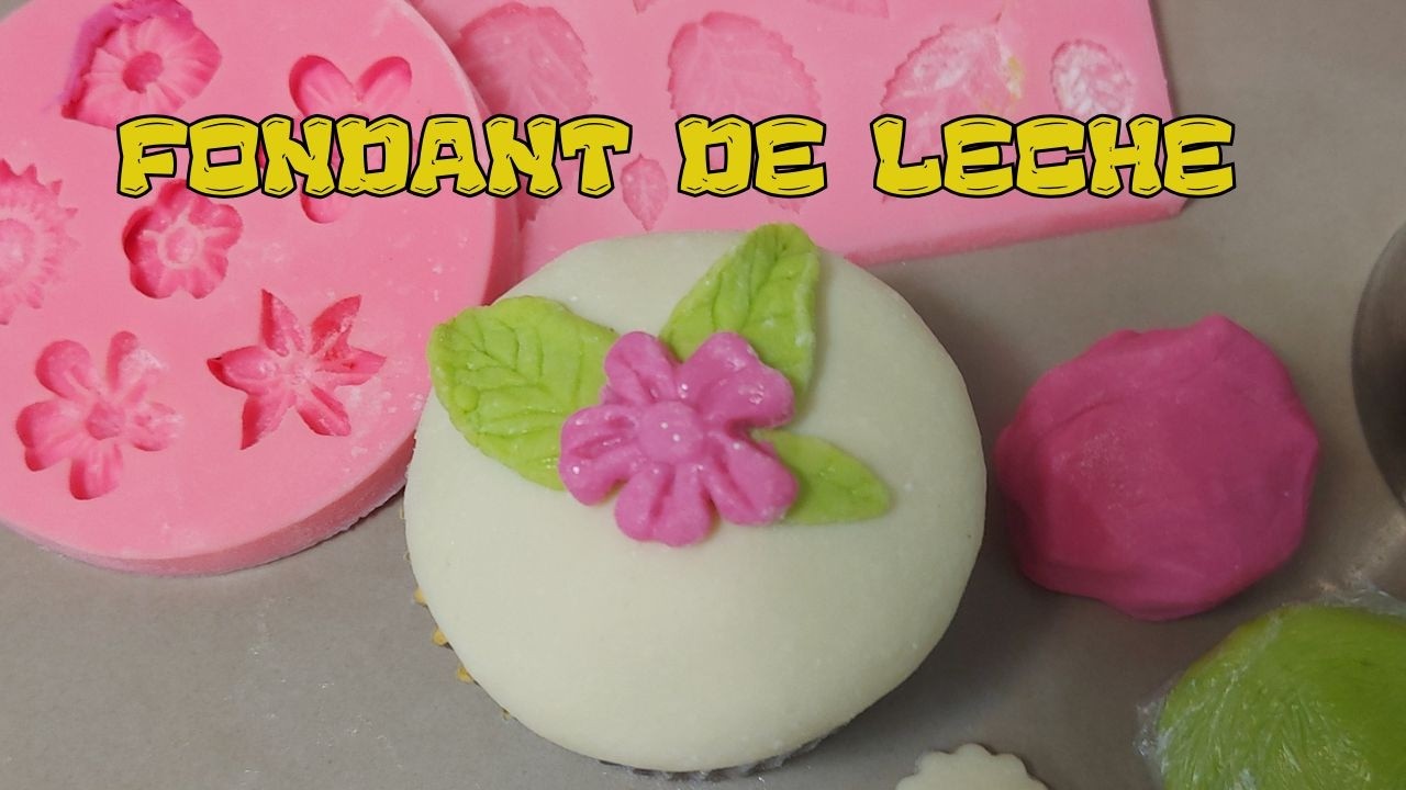 FONDANT DE LECHE EN POLVO, mazapán, receta fácil y rápida. Extra trucos
