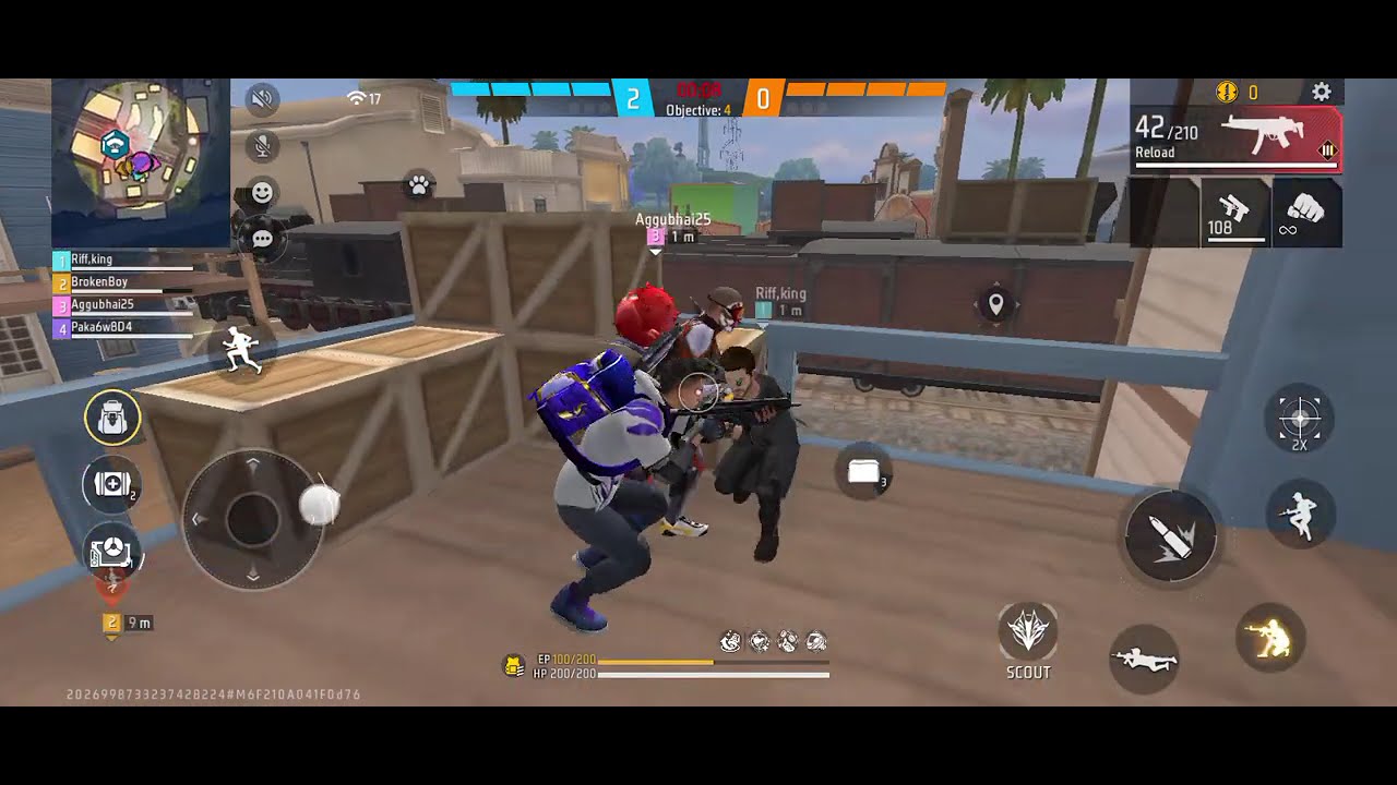 Free fire max cs rank gameplay 