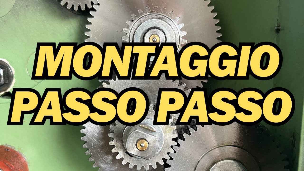 COME FILETTARE AL TORNIO SOSTITUENDO INGRANAGGI - DAMATOMACCHINE