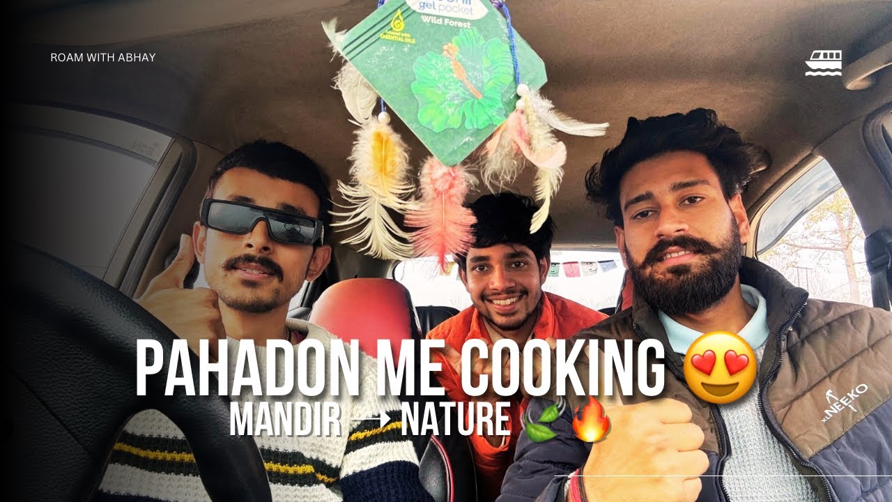 Chamunda Hateshwari Darshan 🙏 | Nature Me Cooking Ke Maze 😍🔥 | Roam With Abhay