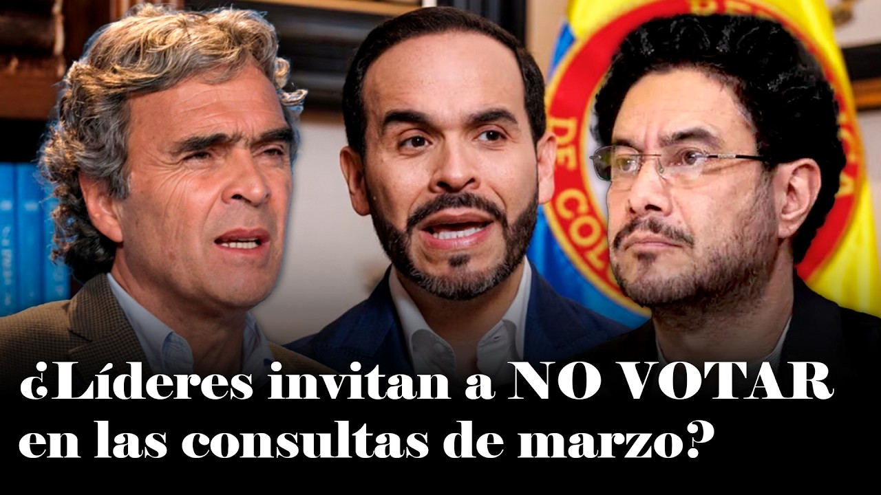 Cepeda, De la Espriella y Fajardo: Los líderes invitan a NO VOTAR en las consultas de marzo