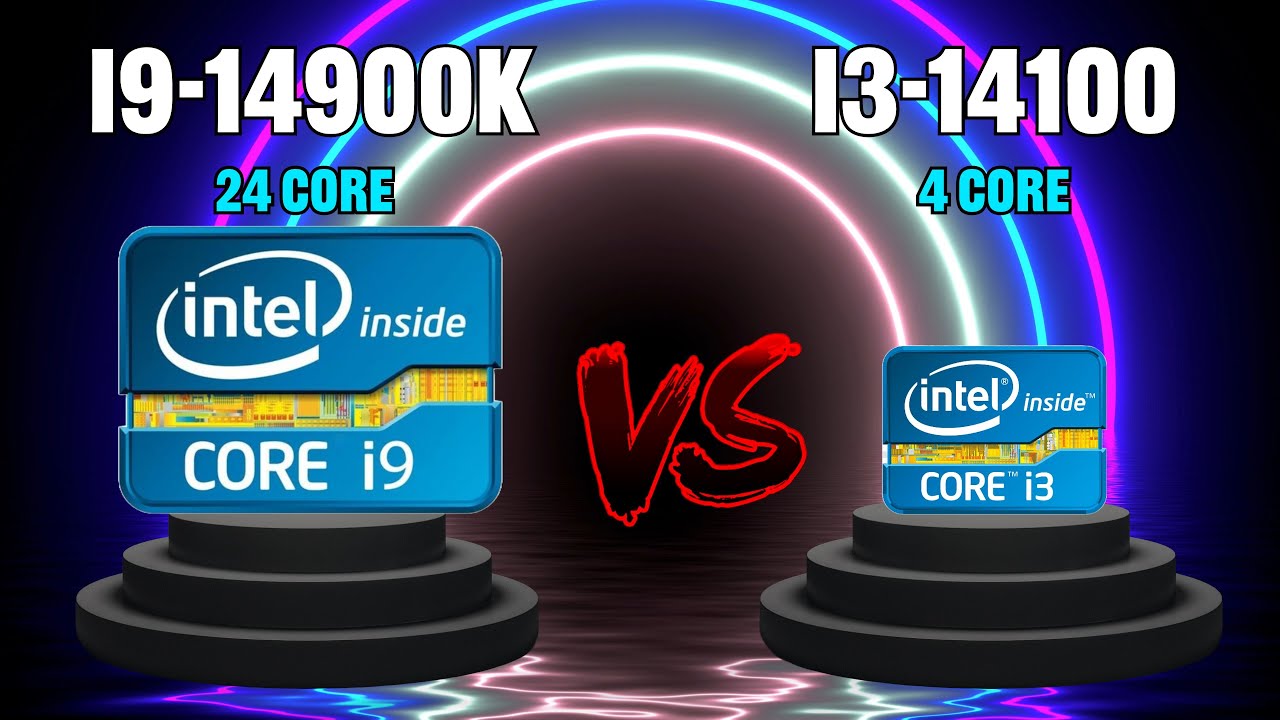 i9-14900K vs i3-14100 | Test in 9 Games | 1080p | Benchmark