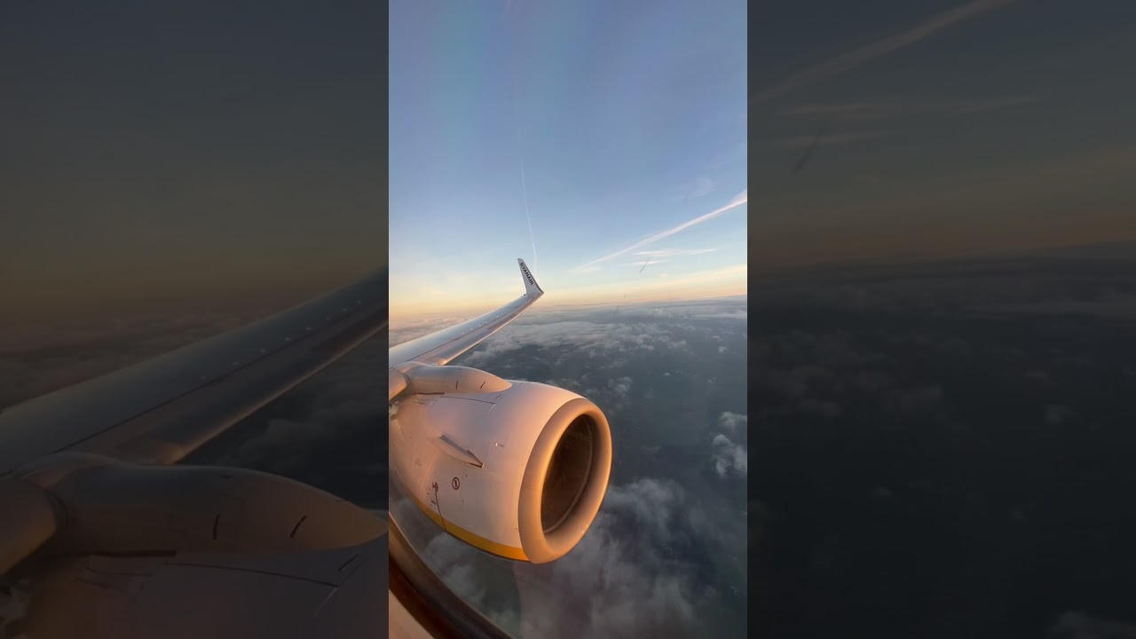 Cloud surfing aboard Ryanair over Ireland 