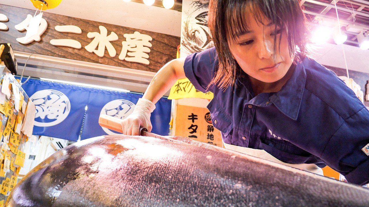 朝４時からバリバリ働くマグロ女子！謎に包まれた1日に完全密着。