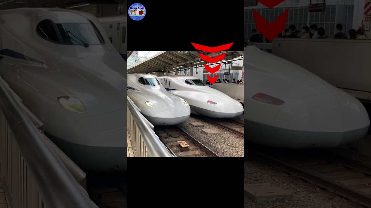 Duluan Mana yang Berangkat ?? #shorts #shinkansen #jepang #tebak #keretacepat #bukuajaib