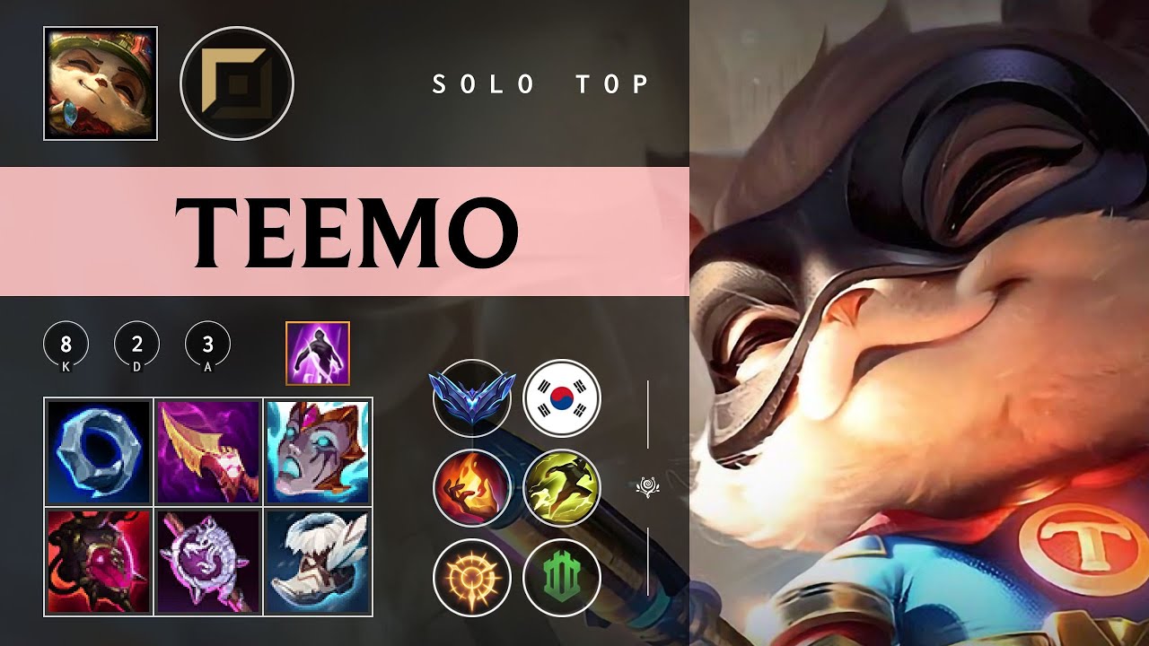 Teemo Top vs K'Sante - KR Diamond Patch 26.01
