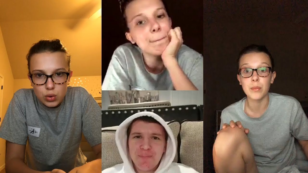 Millie Bobby Brown Instagram Live Streams with Her Siblings in the Same House.