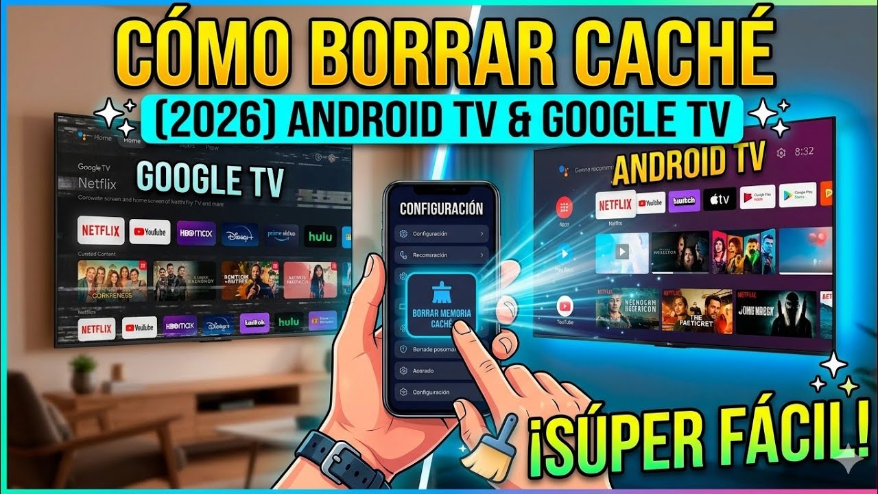 Cómo Borrar la Memoria Caché en Android TV y Google TV (2026)