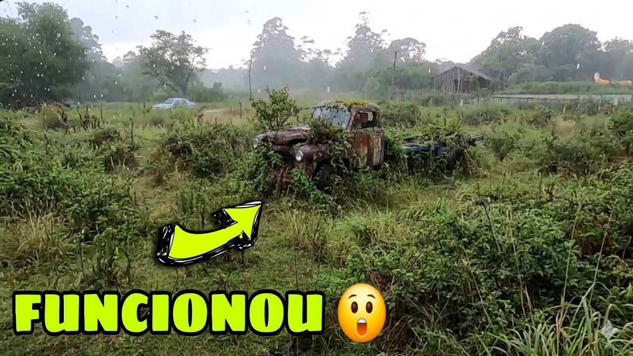 CHEVROLET  ABANDONADO PEGOU DEPOIS DE TEMPOS NESSE CAMPO 