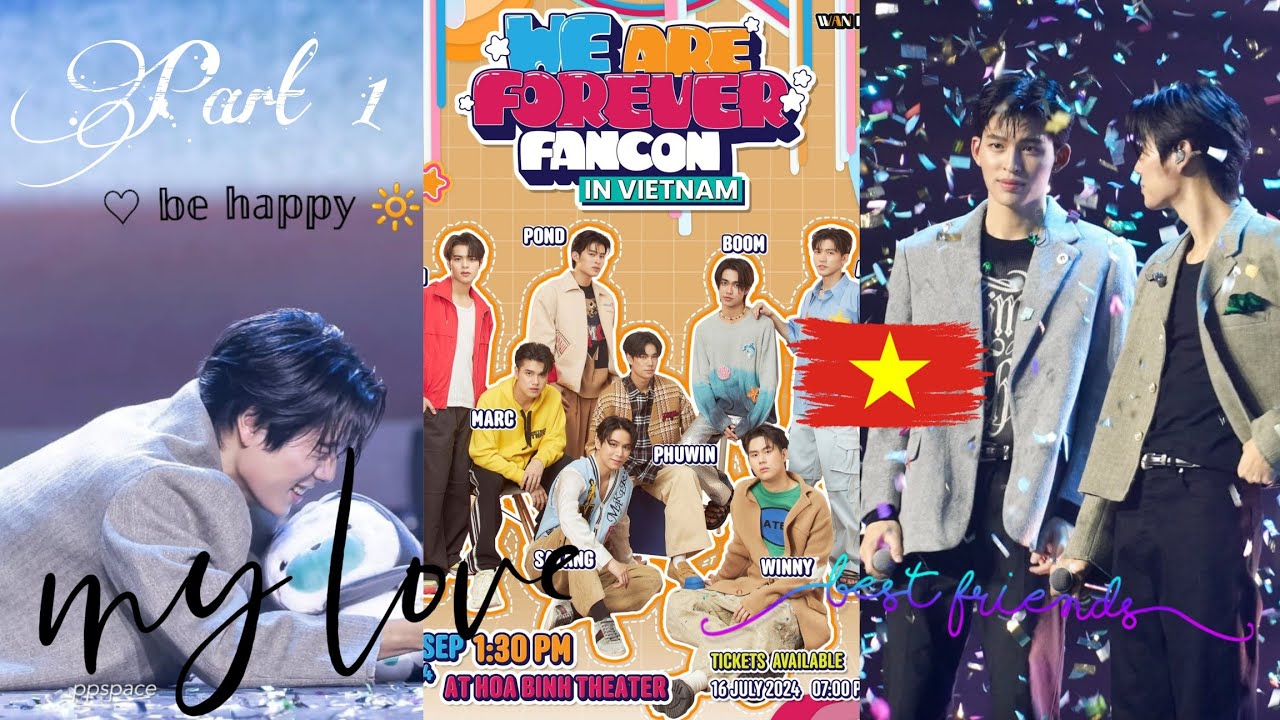 🇻🇳 We Are Forever Fan Con in Vietnam | Phuwin Is So Happy and Healty 🥹 #pondpuwin