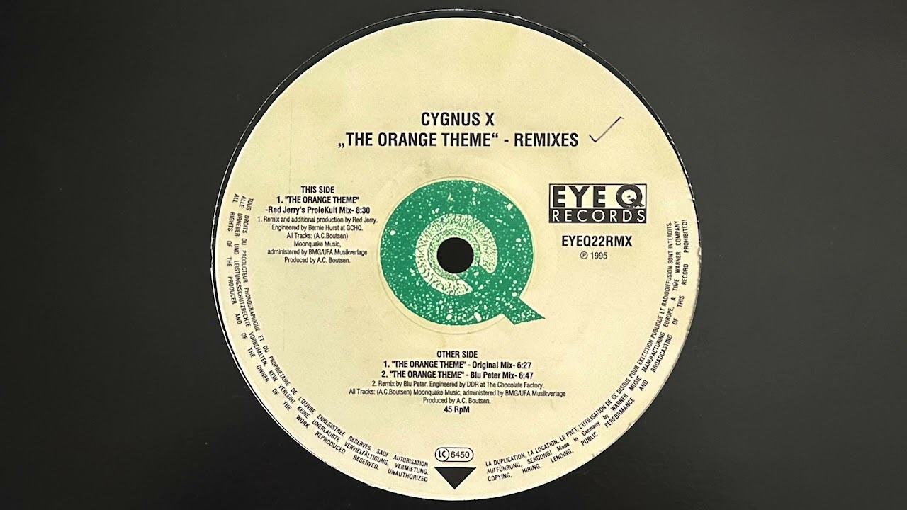 Cygnus X - The Orange Theme (Red Jerry's ProleKult Mix) [EYEQ22RMX]