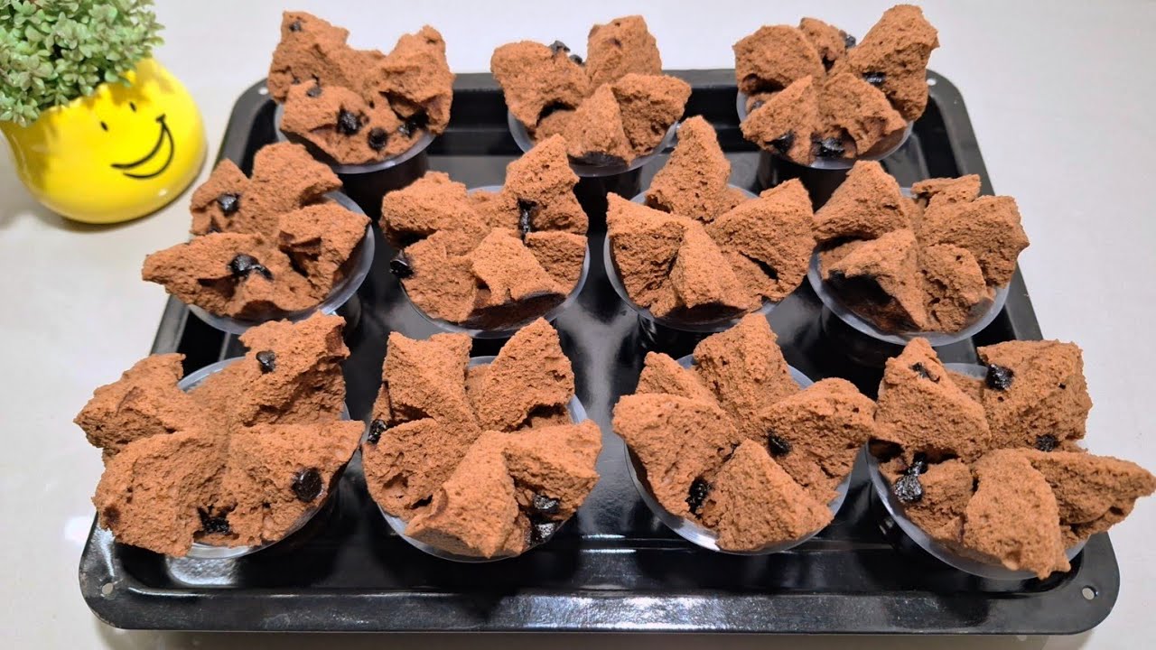 Brownies Kukus Mekar 1 Telur Tanpa Soda Mekar Sempurna