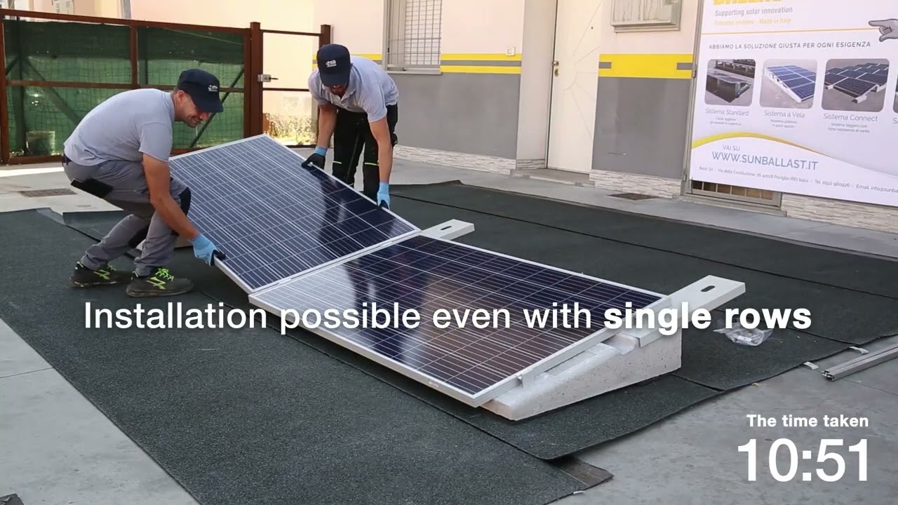 Sun Ballast - Installation of Sail system 11°
