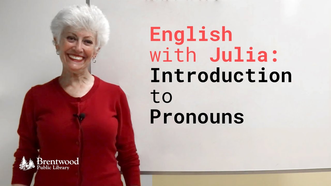 Introduction to Pronouns: English With Julia