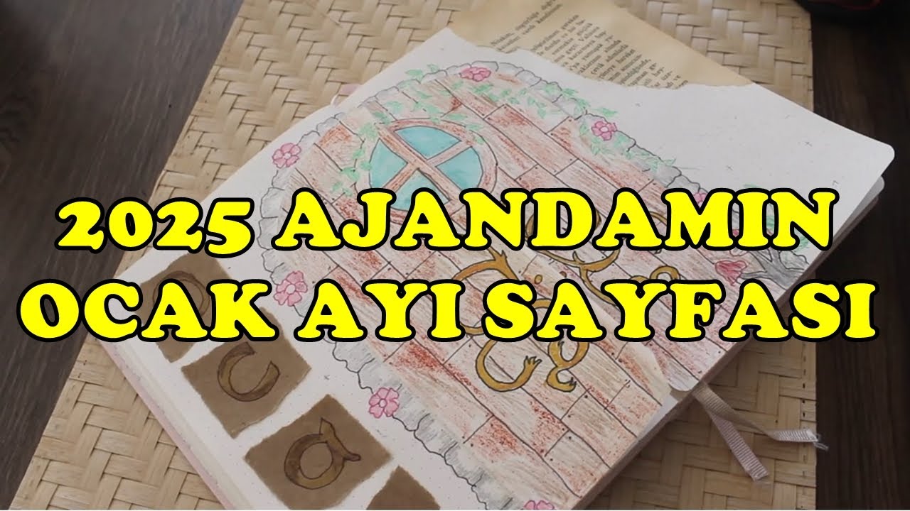 2025 Ajandamın Ocak Ayını Planlayalım Bullet Journal Resimli Ajanda #ajanda #bulletjournal reklam