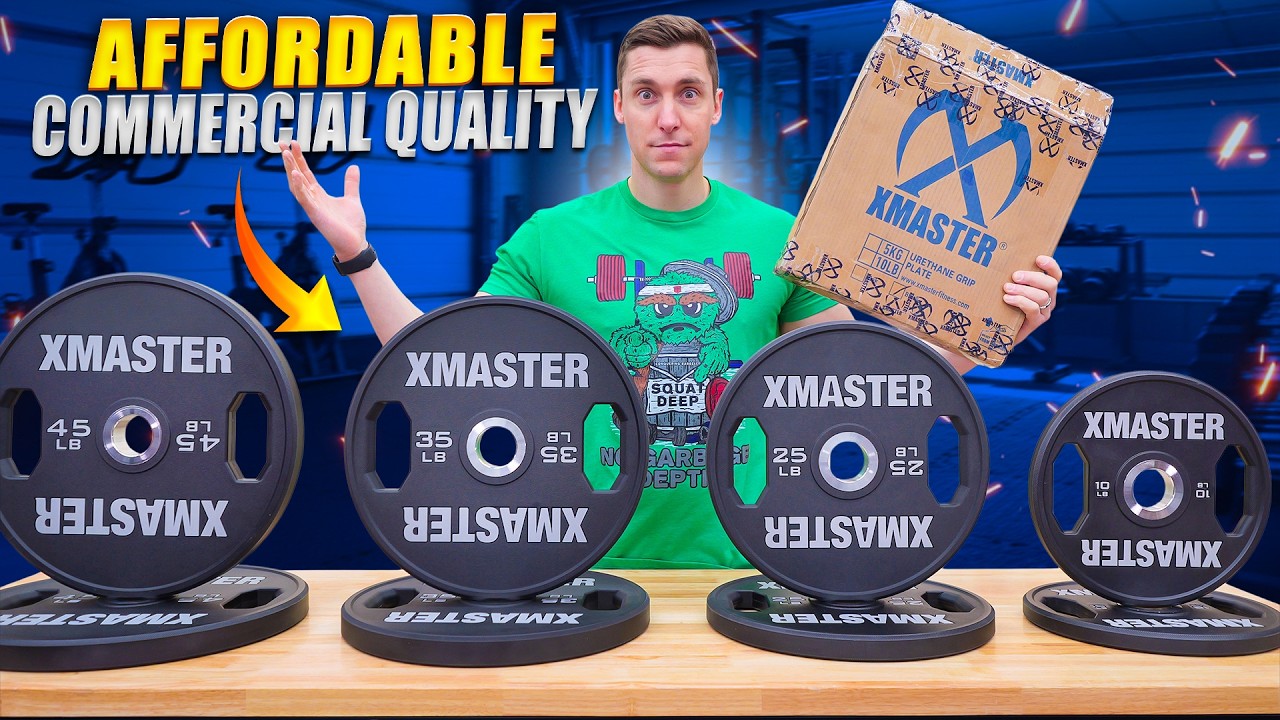 Affordable Premium Thin Weight Plates: XMaster Fitness Urethane Grip Plates