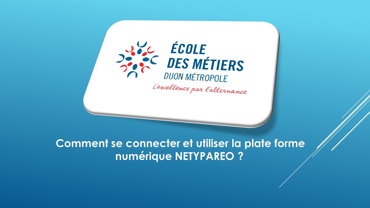 Comment se connecter et utiliser la plateforme numérique NETYPAREO ?
