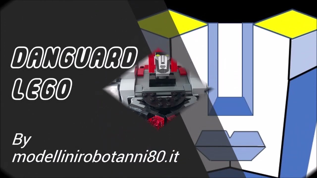 Modellino Danguard Lego trasformabile, modellini robot anni 80