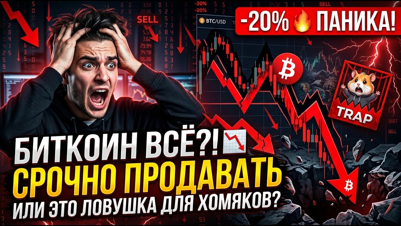 BITCOIN ВСЁ?! 📉 СРОЧНО ПРОДАВАТЬ ИЛИ ЭТО ЛОВУШКА ДЛЯ ХОМЯКОВ? bitbase