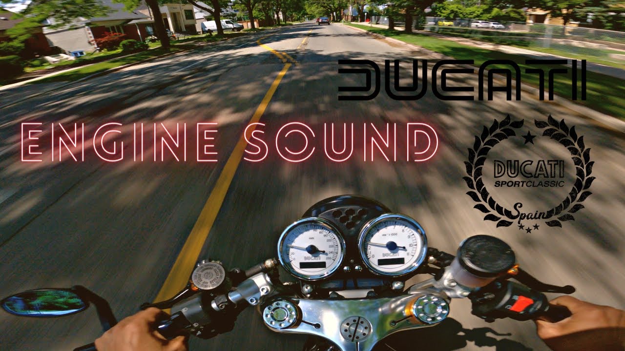 Ducati Sportclassic Riding Throaty Exhaust sound