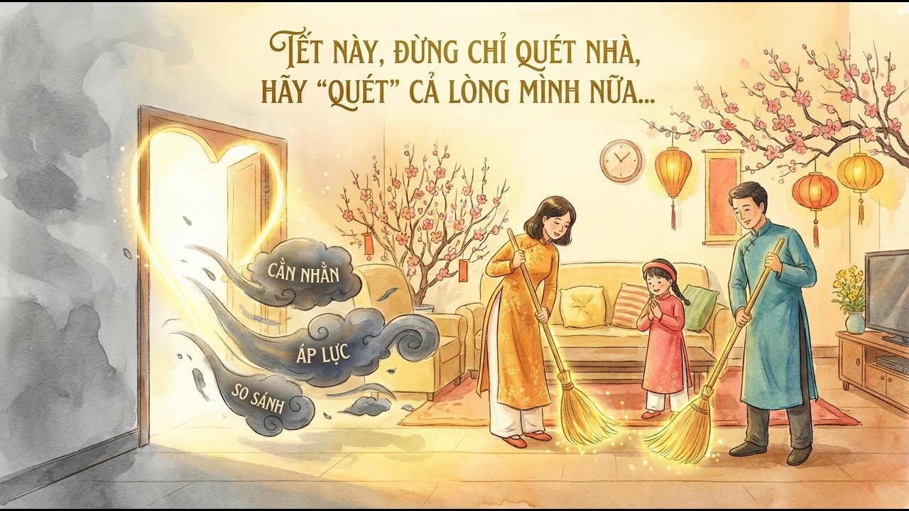 3 Túi Rác Cảm Xúc Cần Vứt Bỏ Để Gia Đình Hạnh Phúc Đón Tết
