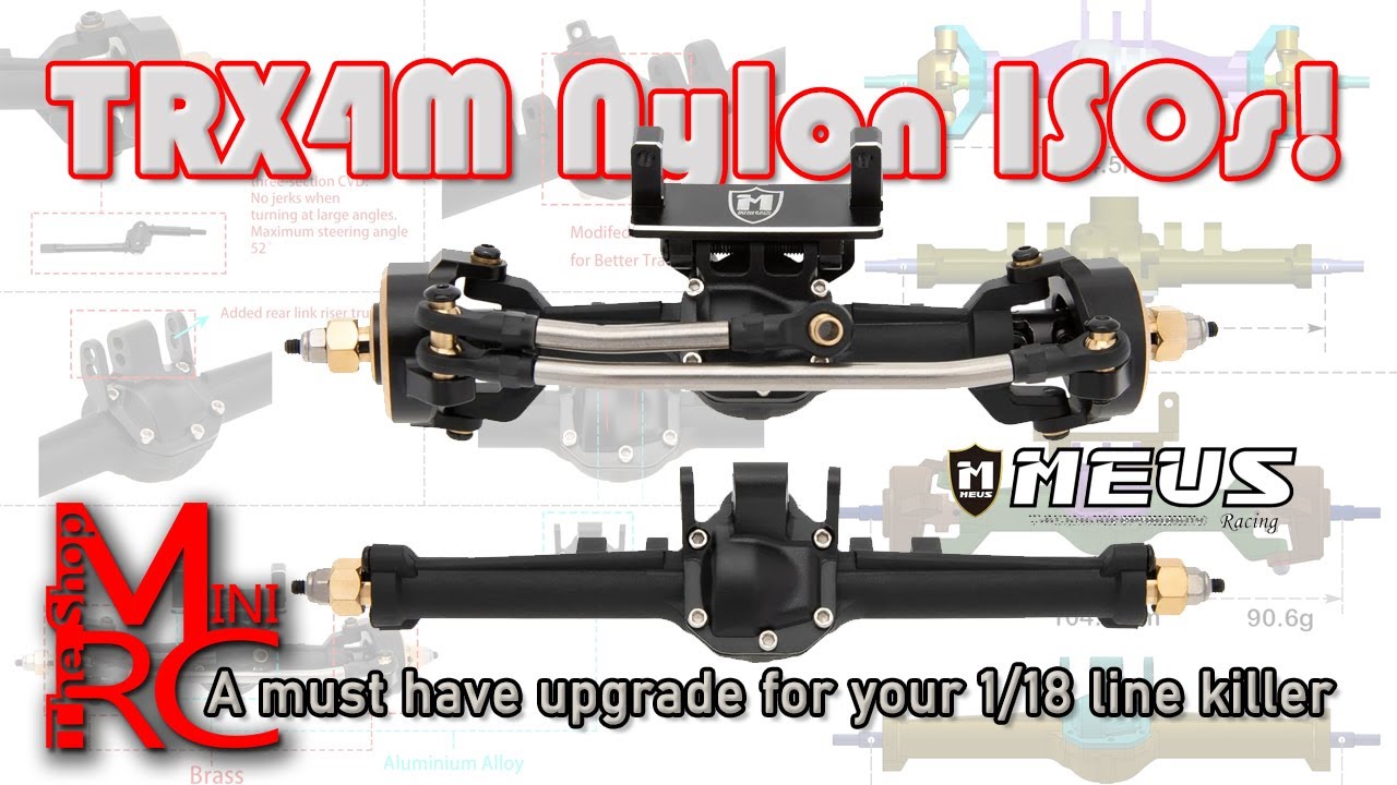 Game-Changing TRX4M Axles? MEUS Nylon +5mm Isokinetic CVD Upgrade Review & Test!