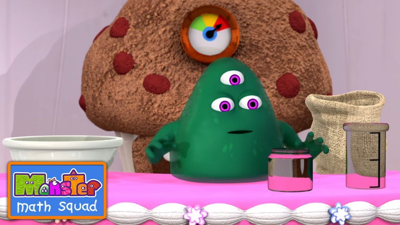 A Muffin Mystery | Learning Math Made Fun! | Monster Math Squad
