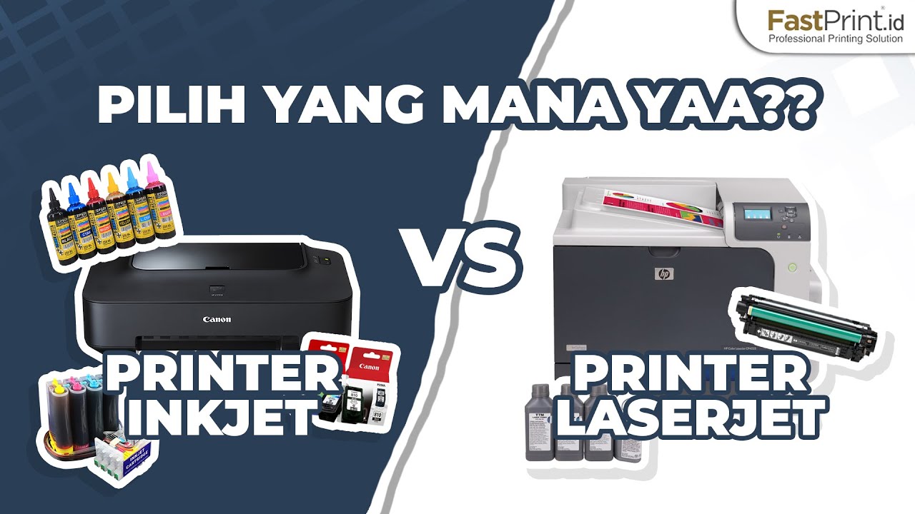 5 Perbedaan Printer Inkjet VS Laserjet!! Pilih yang Mana Yaa?