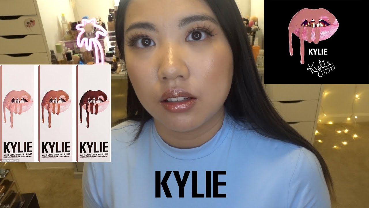 Kylie Cosmetics Lip Swatches ft Posie K, Wish You Were Here, Cupid, Twenty, Boy Bye, Dolce K