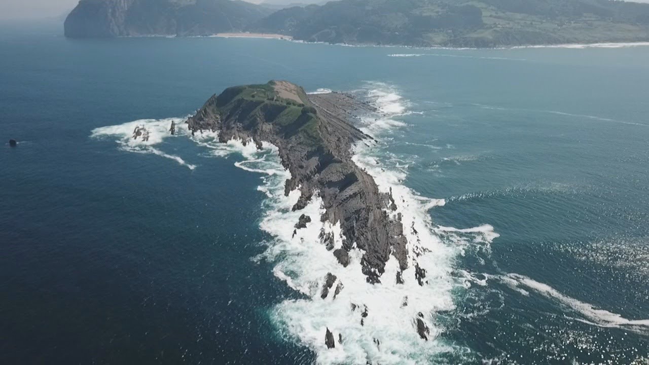 Isla Izaro, Mar Cantábrico, Vizcaya, País Vasco.