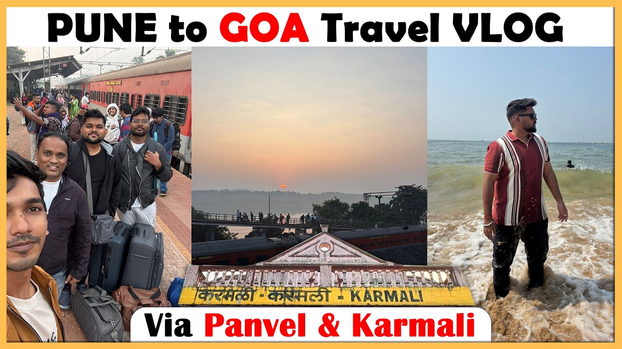 Last Long Weekend on 2026 in GOA | Pune to Goa Travel Vlog | Mangaluru Express | Travel With Ajay