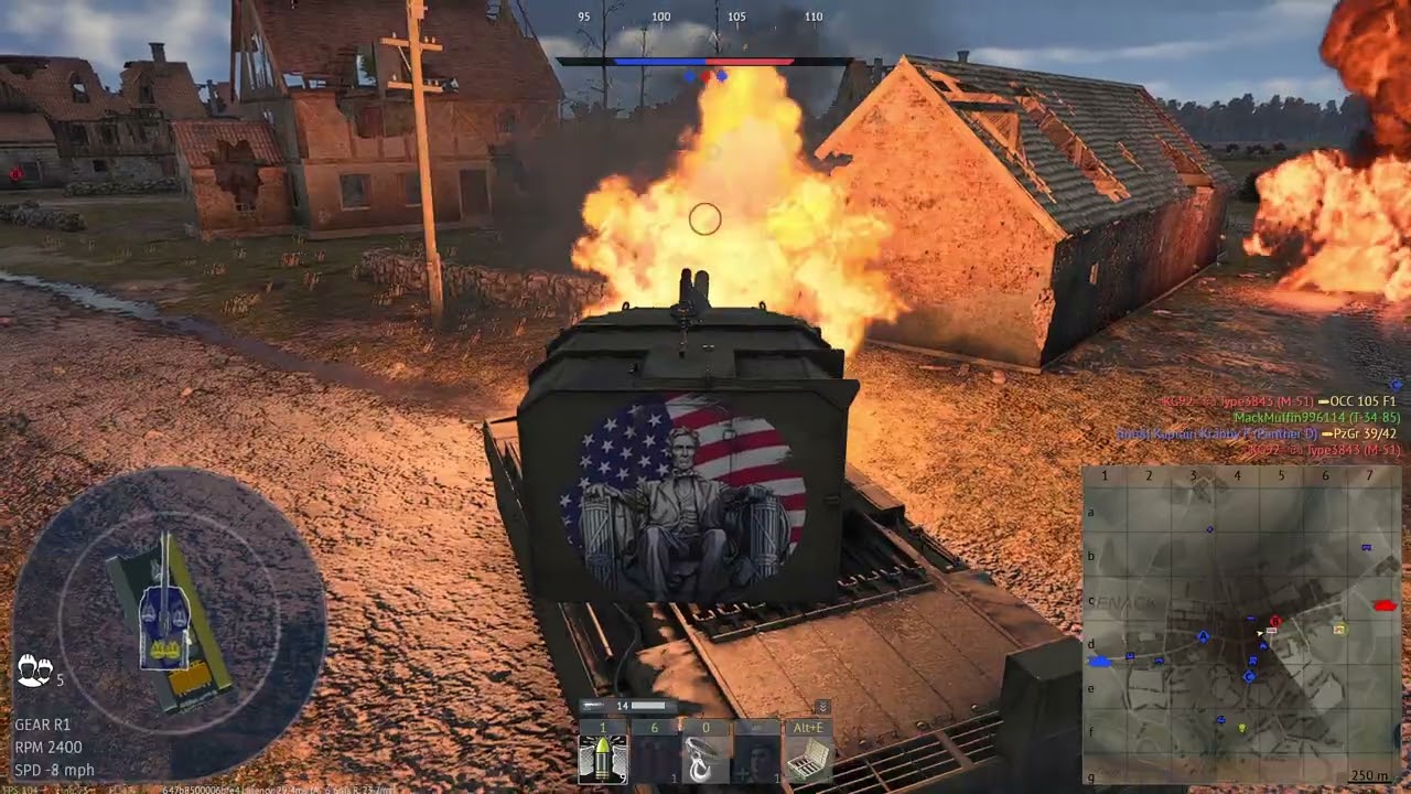 Delayed Power Of The Barn! FV4005 Battle Of Hurtgen Forest RB PC OBS