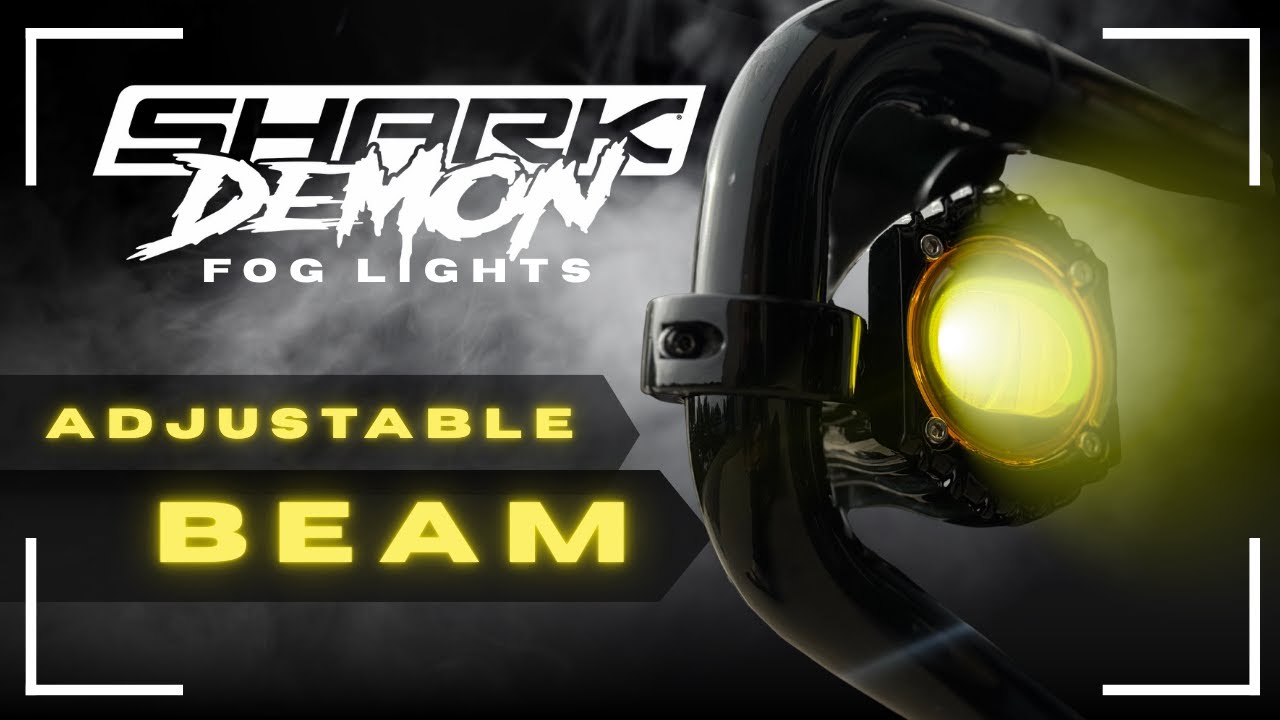 Meet the Shark Demon&reg; Fog Lights | Aggressive Design. Serious Light. | Custom Dynamics