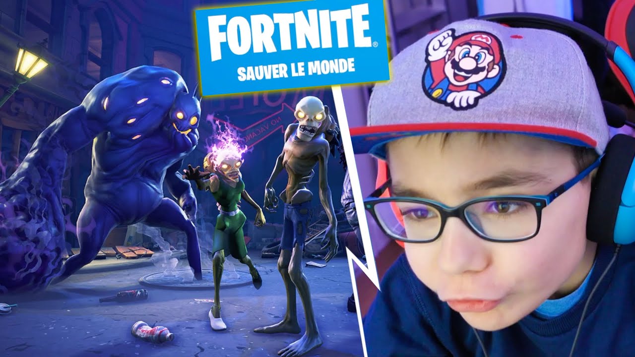 MA PREMIÈRE GAME SUR FORTNITE : SAUVER LE MONDE !